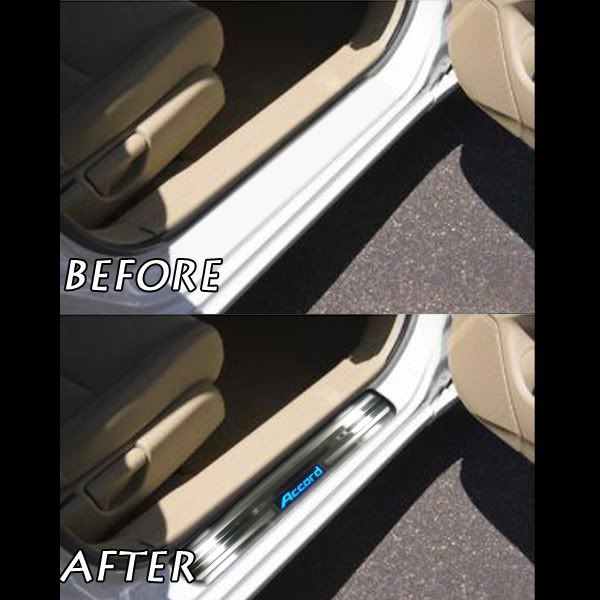 Buy HONDA ACCORD 2008 2012 Stainless Steel LED Door Side Sill Step